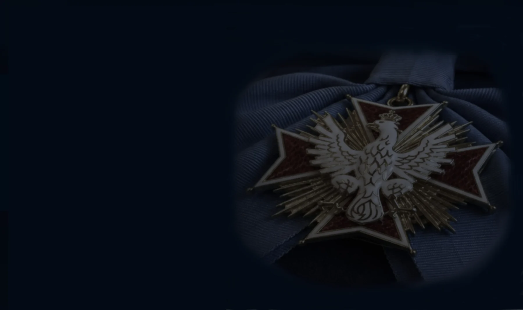 Order Orła Białego na niebieskiej wstędze
